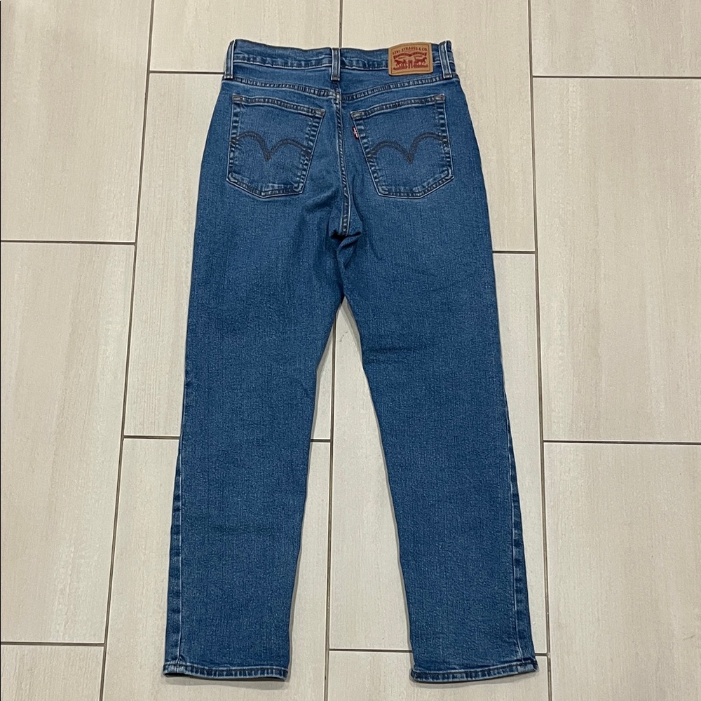 Viral Levi’s wedgie straight Jeans Sz 28 - Picture 5 of 6